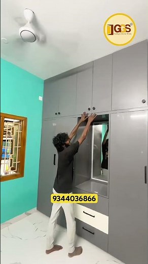 UPVC Wardrobe Design in Madurai | GGS Interior Work Place | Modern & Space-Saving Wardrobe Ideas