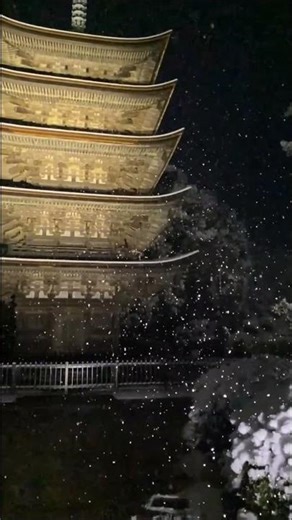 2026/1/2瑠璃光寺五重塔の雪景色 1