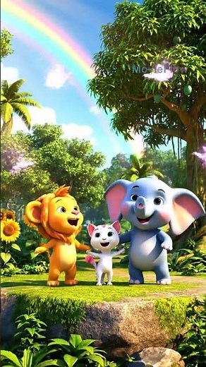 Jungle song dance #cartoon #tiger #shorts #viral