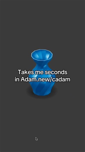Solidworks vs Adam.new/cadam flower vase #flowervase #cad #solidworks #engineering #autocad