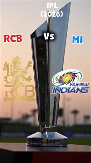 RCB VS MI 2026 PLAYING XI COMPARISON VIDEO 📸📸 #1000subscriber #viralshort #socialking #viralking