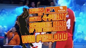 GUESS the PBA-ArenaPlus 4-Point Scoring King of the Conference and WIN P120,000 in prizes 👑 The PBA AND ARENAPLUS 4-POINT SCORING KING OF THE CONFERENCE RAFFLE PROMO 🏀 is OPEN to PBA Live venue ticket holders and at least 21 yrs. old ONLY starting this Sunday, Oct. 20 at the Smart-Araneta Coliseum. Read for more details: https://tinyurl.com/PBA4PointKing | PBA