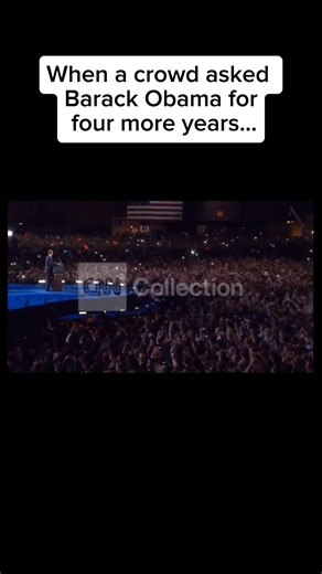 👉 When a Crowd Asked Barack Obama for Four More Years…