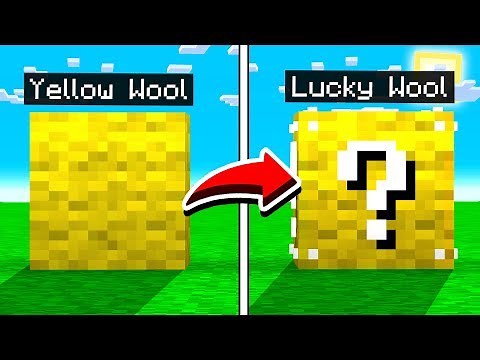 How to turn ANY Minecraft BLOCK into a LUCKY BLOCK!