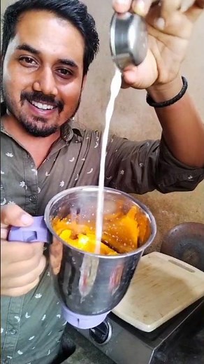 Mango puree recipe 🥭 | sweet mango Puri recipe #shorts #mangorecipe