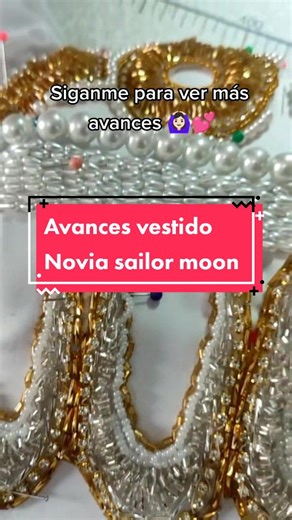 Avances del Vestido de Novia Inspirado en Sailor Moon