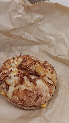 Having a delicious all-nighter bagel at Einstein Bagel bros