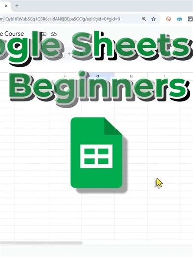 Enhance Your Study Skills with Google Sheets Course