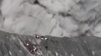 Watch: Volcano erupts in Indonesia, hikers flee in panic