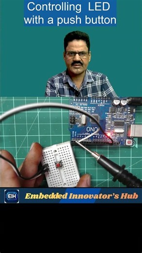 Push Button with Arduino | Learn Digital Input with Arduino UNO