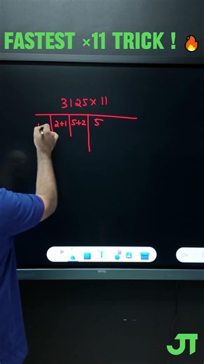 Lighting fast multiplication x11 | Math tricks series
