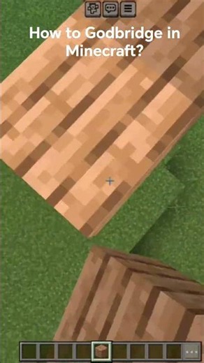 How to Godbridge in Minecraft? #minecraft
