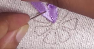 DIY: How To Make Homemade Ribbon Embroidery Design