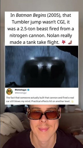 In Batman Begins (2005), Christopher Nolan Literally Launched the Batmobile