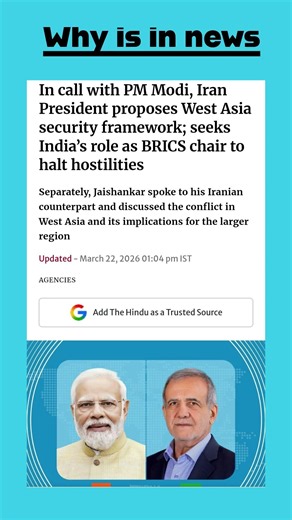 #MiddleEast regional #security framework !! #Iran discussed with #India !! #brics2026 Iran