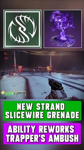 NEW STRAND SLICEWIRE GRENADE & HUNTER ABILITY REWORKS TRAPPER'S AMBUSH Gameplay ! Destiny 2 June 9