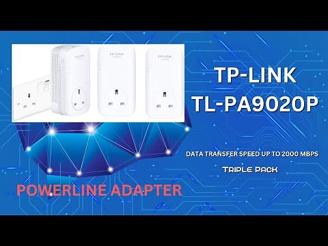 Supercharged Streaming and Gaming TP LINK TL PA9020P Powerline Adapter Triple Pack Up to 2000 Mbps