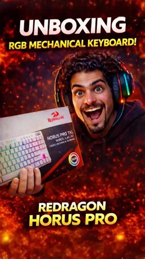 The Ultimate Slim Powerhouse: Redragon Horus Pro Wireless Mechanical Keyboard Review