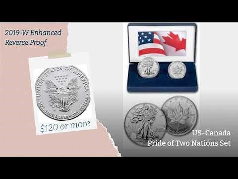 7 RARE AMERICAN SILVER EAGLE COINS: Lowest Mintage & Key Dates