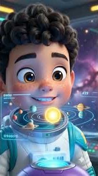 👽 Alien's First Visit to Earth! 🌍 | Fun Animated Sci-Fi Story for Kids #shorts #reels #kids