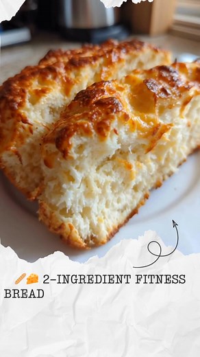 25K views · 124 reactions | 稜燎 2-Ingredient Fitness Bread – Soft,...