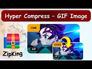 How to Compress GIF Image Size Easily Using WMaster ZipKing – Reduce File Size Fast!