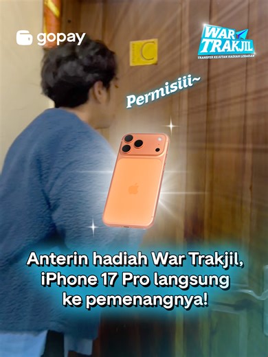 Menangkan Hadiah iPhone 17 Pro dari War Trakjil GoPay!