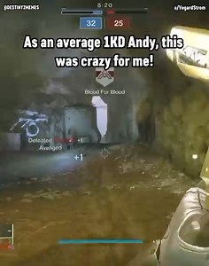 As an average 1KD Andy, this was crazy for me! | Destiny 2 Memes