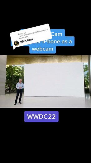 Using Your iPhone as a Webcam | WWDC22