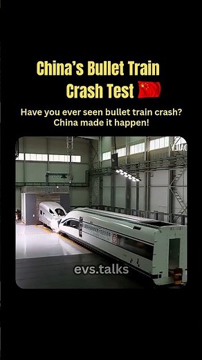 🚄 China’s Bullet Train Crash Test #bullettrain #china