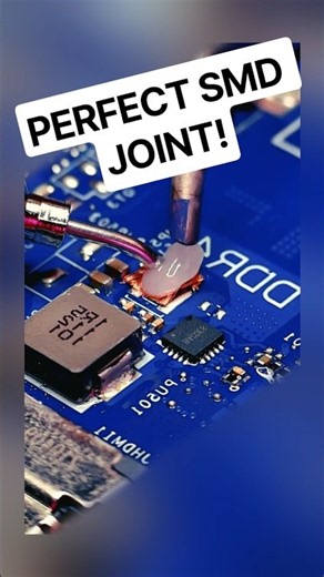 Precision SMD Soldering 🔥 | Clean Chip Soldering Technique #Shorts