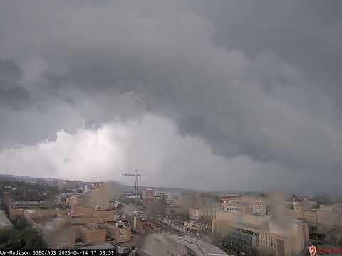 2026 April 14 - Supercell Thunderstorm - Northwest view - high time res