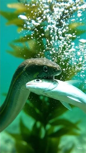 Snake Eats Fish 🐍🐟 Amazing Catch | #Snake #Fish #Wildlife