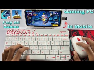 Keyboard or mouse se mobile me Gaming PC (computer) ke jaise games kaise khele full setup tutorial