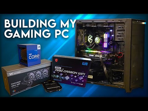 Building A Gaming PC - Intel i9 12900k - FULL BUILD
