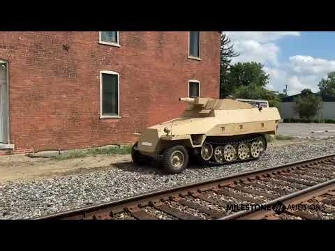 Milestone Auctions: WW2 GERMAN WEHRMACHT 1944 Sd.Kfz. 251/9D HALFTRACK