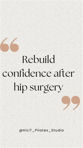 HiLiT Pilates Studio on Instagram: "Recover stronger, not just faster. Pilates supports hip replacement recovery by improving mobility, rebuilding strength, and protecting your joints. Every movement is intentional, controlled, and designed for longevity. ✨ Move with confidence again. 👉 Save this & book a rehab-focused session. Email us at info@hilitpilates to learn more #hipreplacementrecovery #rehabilitationpilates #healthyaging #mobilitytraining #pilatesforlife #hilitpilates #strength"