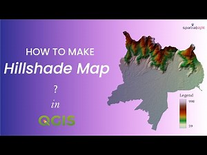 How to make Hillshade map in QGIS?