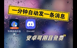 Discord自动刷经验，一分钟发一条消息