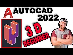 3D Modeling 101 Beginner Tutorial \\\\ AutoCAD 2022