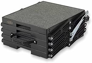 Pet Loader® XL 18" Platform, Plastic, 5-Step with Wheels Proudly Made in The USA. Dog Steps are Carpeted Great for Very Large Dogs but Works Well for Any Size. Holds 250 pounds Easily.