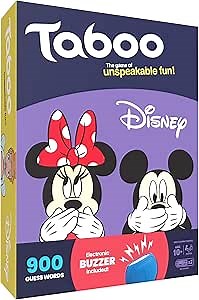 Taboo: Disney Edition Party Board Game | Themed Family Guess Word Game | Officially Licensed Merchandise | Game for 2 Players or More | Perfect for Disney Fans | Ages 10 and Up