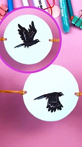 🌀 Optical magic you can make yourself – DIY thaumatrope tutorial! ✂️✨ #EasyDIY #CreativeCraft #Thaumatrope #OpticalIllusion #HandmadeFun #PaperAnimation #ArtProject #CraftForKids #VisualMagic | Art Room