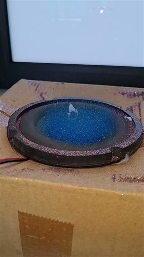Extreme Bass Vibration Test – Blue Glitter Jump Experiment! #basstest #automobile #nghia