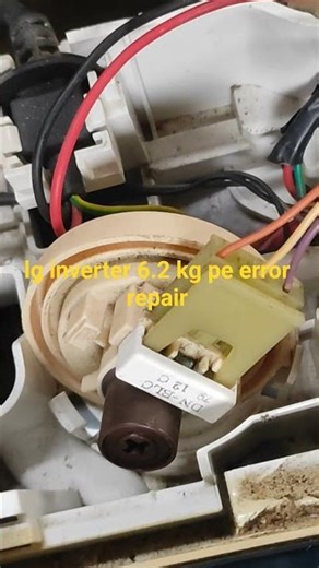 lg 6.2 kg inverter topload washing machine pe error repair