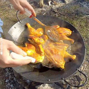 She uses a traditional Persian recipe to cook a delicious fried chicken 😋🍗🔥 Credit: The Lime Tree - youtube.com/channel/UCs3zKbGDdjaXM9fZQe0L7GQ | Taste Life