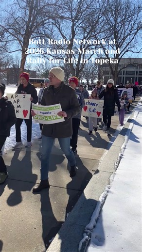 Bott Radio Network at the 2026 Kansas March and Rally for Life in Topeka The Kansas March & Rally for Life is held annually in Topeka to inspire our state legislators to stand boldly for life as they begin their legislative session. | Bott Radio Network