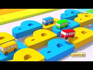 Wheels on the bus Race with alphabets & many more kids songs and videos | 35 minutes | Kiddiesstv - Videos For Kids