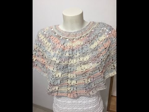 Crochet cape tutorial @AlextitiaTutoCrochet