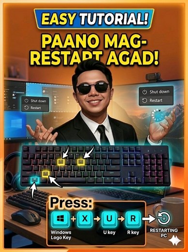 Paano Mag-restart ng PC/Laptop Gamit ang Shortcut